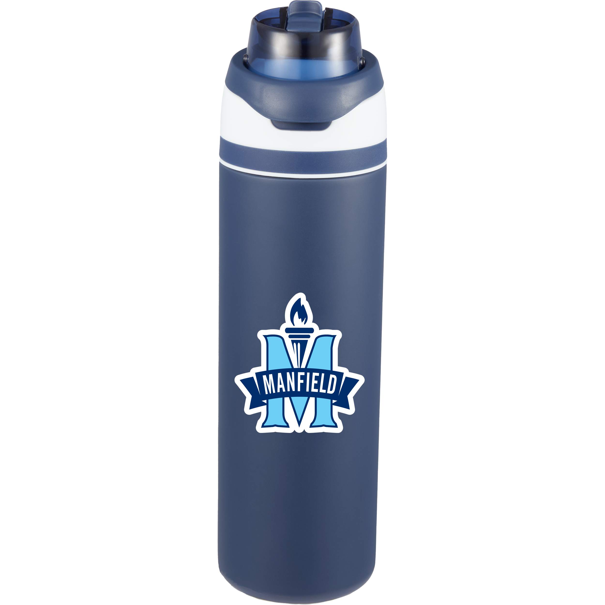 Elvin 28oz Recycled Stainless Flip Straw Bottle 1