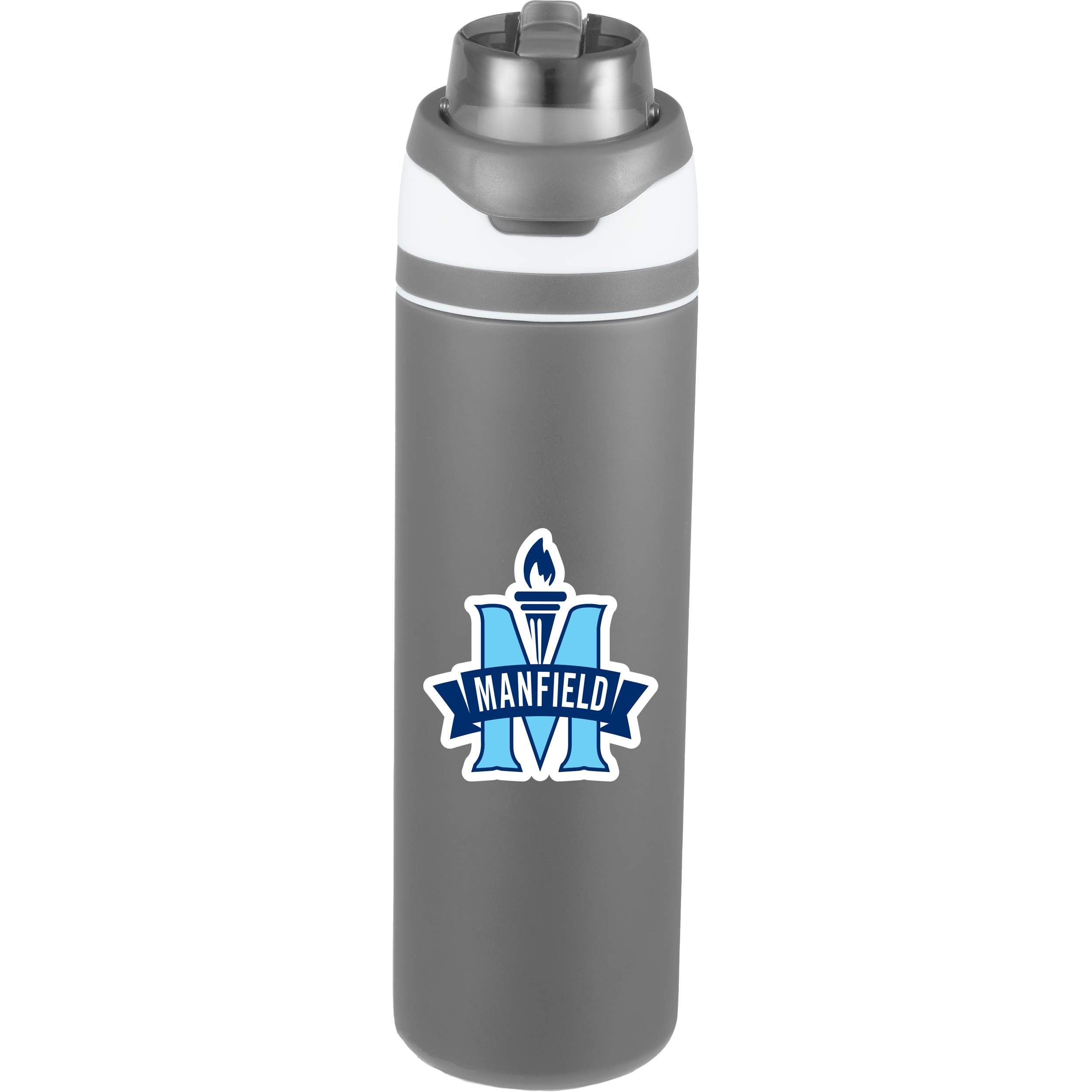 Elvin 28oz Recycled Stainless Flip Straw Bottle 1