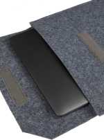THE GOODS™ Recycled Felt Business Sleeve - SM-5758CAAngle-Left THE GOODS™ Recycled Felt Business Sleeve - SM-5758CAAngle-Left