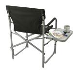 Director's Chair (300lb Capacity) with Side Table - 1070-93BKAngle-Left Director's Chair (300lb Capacity) with Side Table - 1070-93BKAngle-Left
