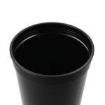 Solid 24oz Recycled Stadium Cup - SM-6013BKAngle-Right Solid 24oz Recycled Stadium Cup - SM-6013BKAngle-Right