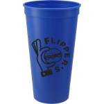Solid 24oz Recycled Stadium Cup - SM-6013BLFront Solid 24oz Recycled Stadium Cup - SM-6013BLFront