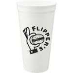 Solid 24oz Recycled Stadium Cup - SM-6013WHFront Solid 24oz Recycled Stadium Cup - SM-6013WHFront