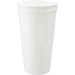 Solid 24oz Recycled Stadium Cup - SM-6013WHFront Solid 24oz Recycled Stadium Cup - SM-6013WHFront