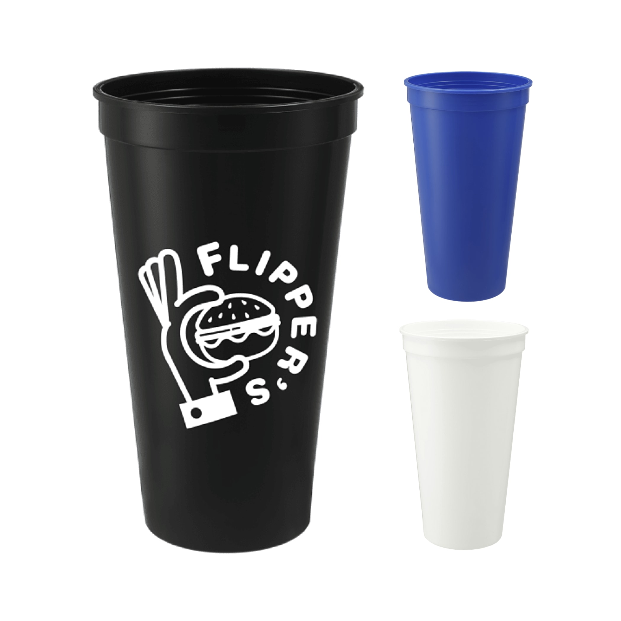 Solid 24oz Recycled Stadium Cup 1