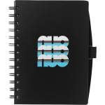 5.5'' x 7'' FSC® Mix Coordinator Spiral Notebook - SM-3450BKFront 5.5'' x 7'' FSC® Mix Coordinator Spiral Notebook - SM-3450BKFront