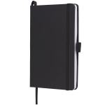 5'' x 7'' FSC® Mix Prism Notebook - SM-5269BKAngle-Left 5'' x 7'' FSC® Mix Prism Notebook - SM-5269BKAngle-Left