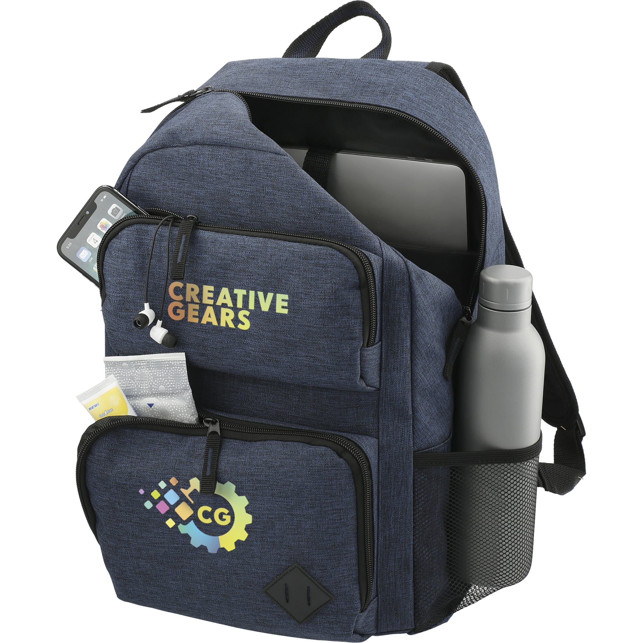 Graphite Deluxe 15" Laptop Backpack 1