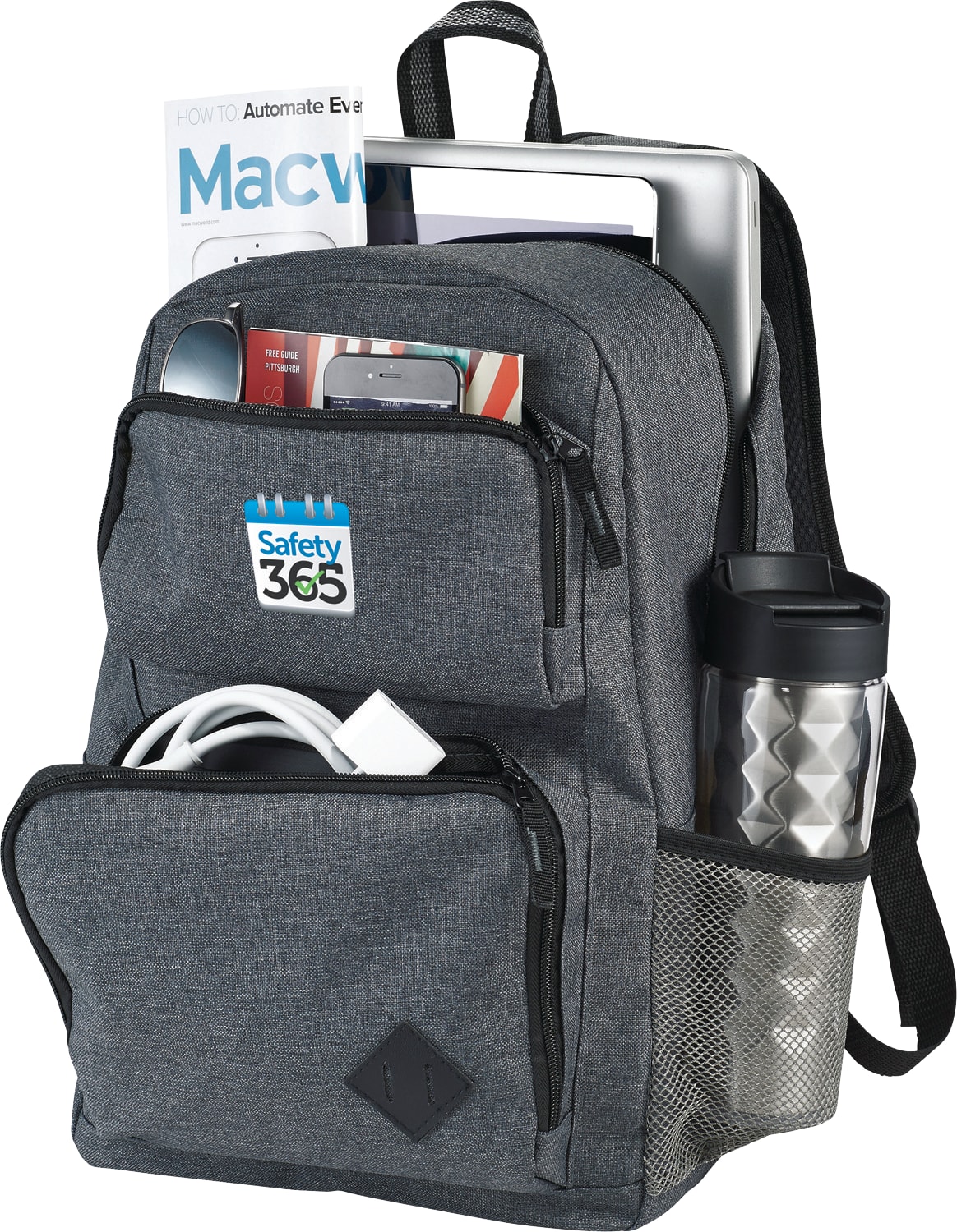 Graphite Deluxe 15" Laptop Backpack 1