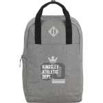 Lanier Recycled 15'' Laptop Backpack - 9898-05GYFront Lanier Recycled 15'' Laptop Backpack - 9898-05GYFront