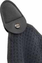300g Magnetic Waffle Golf Towel - 1401-63GYAngle-Left 300g Magnetic Waffle Golf Towel - 1401-63GYAngle-Left