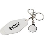 Golf Motel Keychain - SM-2288WHAngle-Right Golf Motel Keychain - SM-2288WHAngle-Right