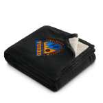 Fleece-Sherpa Blanket - 1080-34BKAngle-Left Fleece-Sherpa Blanket - 1080-34BKAngle-Left