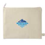 Organic 8oz Cotton Flat Travel Pouch 1 Organic 8oz Cotton Flat Travel Pouch 1
