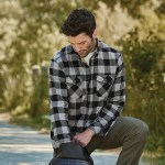 Men's SPRUCELAKE Roots73 Long Sleeve Button Up Flannel Shirt - TM17603938Front Men's SPRUCELAKE Roots73 Long Sleeve Button Up Flannel Shirt - TM17603938Front