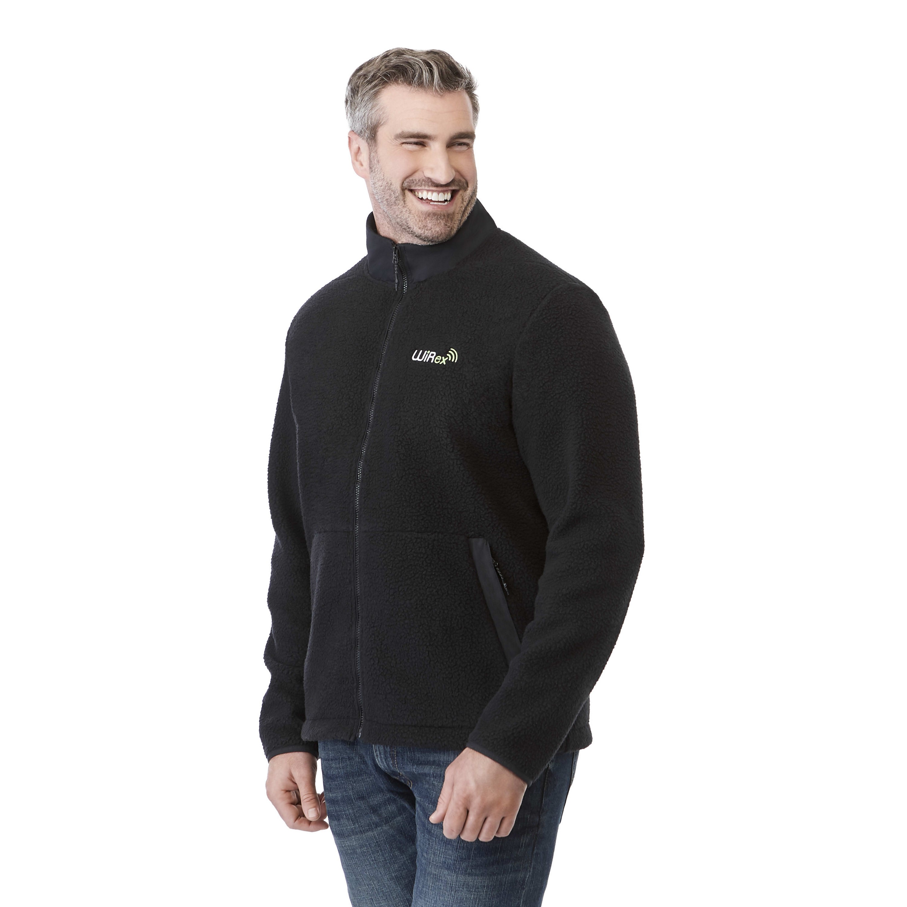 Men's KAHUZI Eco Full Zip Sherpa Fleece Jacket 1