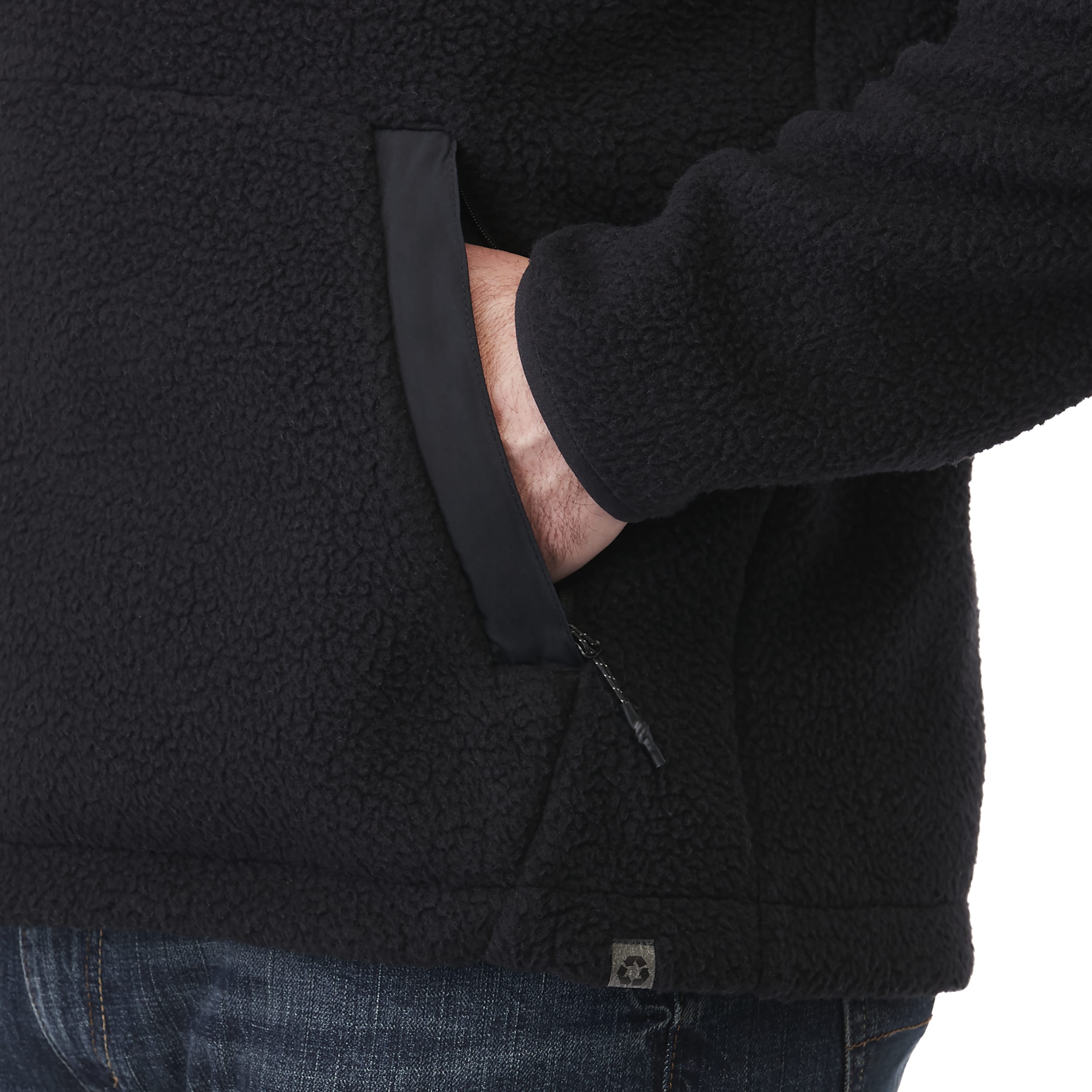 Men's KAHUZI Eco Full Zip Sherpa Fleece Jacket 1