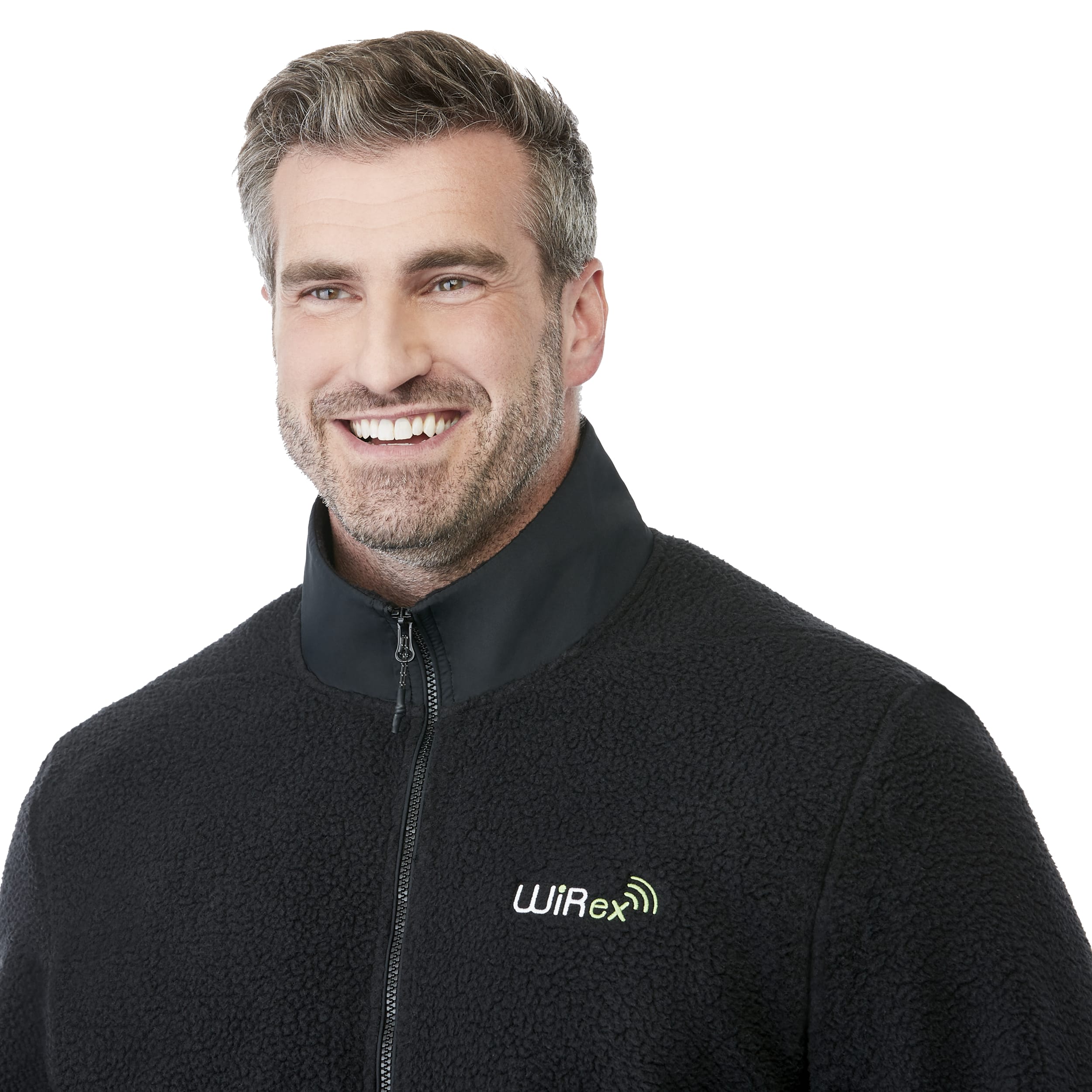 Men's KAHUZI Eco Full Zip Sherpa Fleece Jacket 1