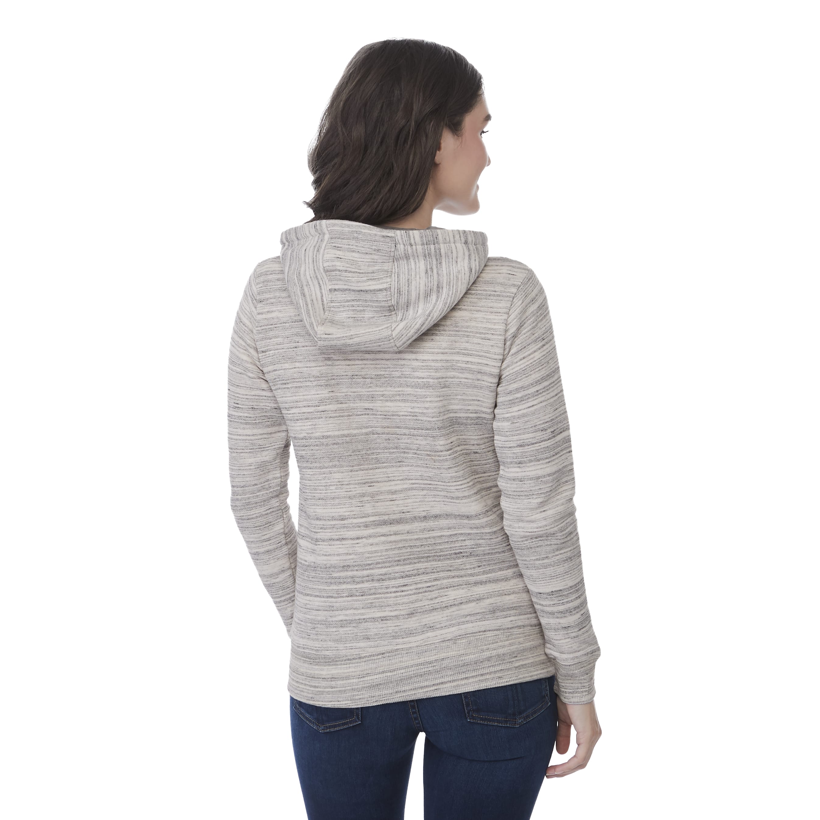 Women's tentree Space Dye Full Zip Fleece Hoodie 1