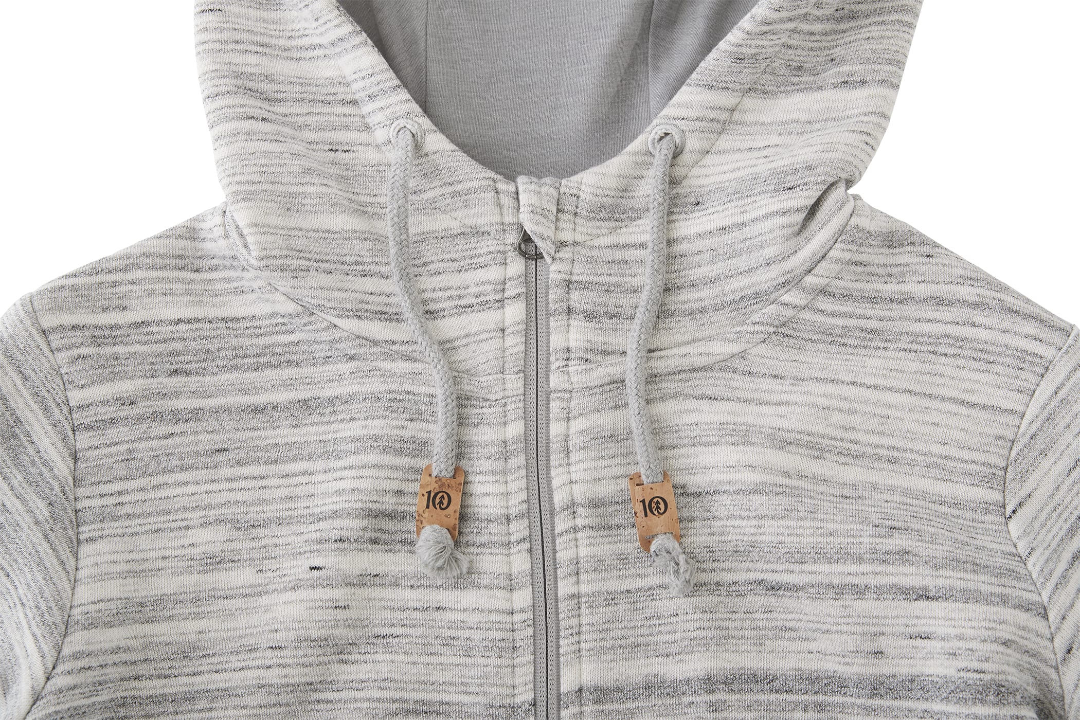 Women's tentree Space Dye Full Zip Fleece Hoodie 1