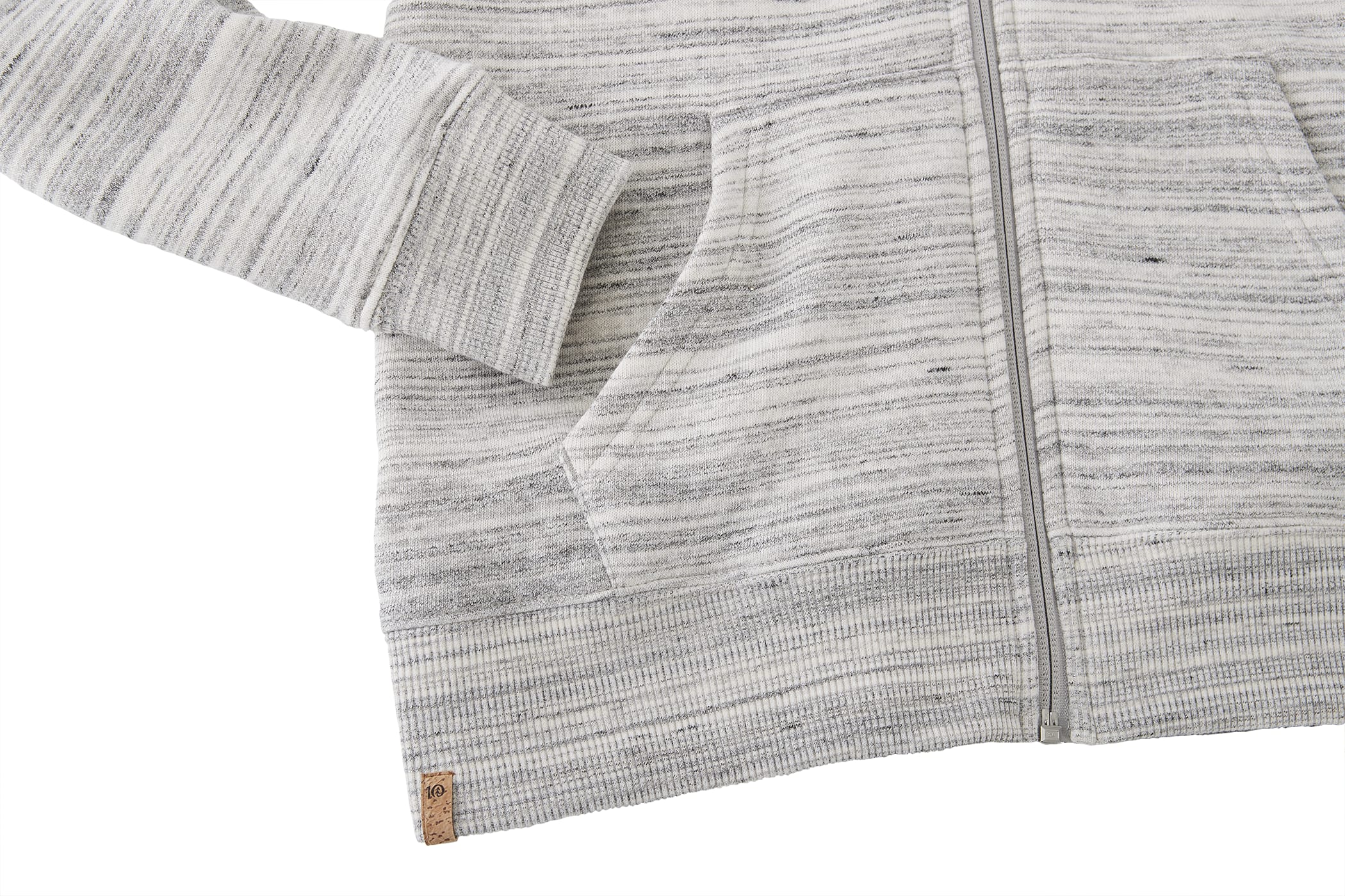 Women's tentree Space Dye Full Zip Fleece Hoodie 1