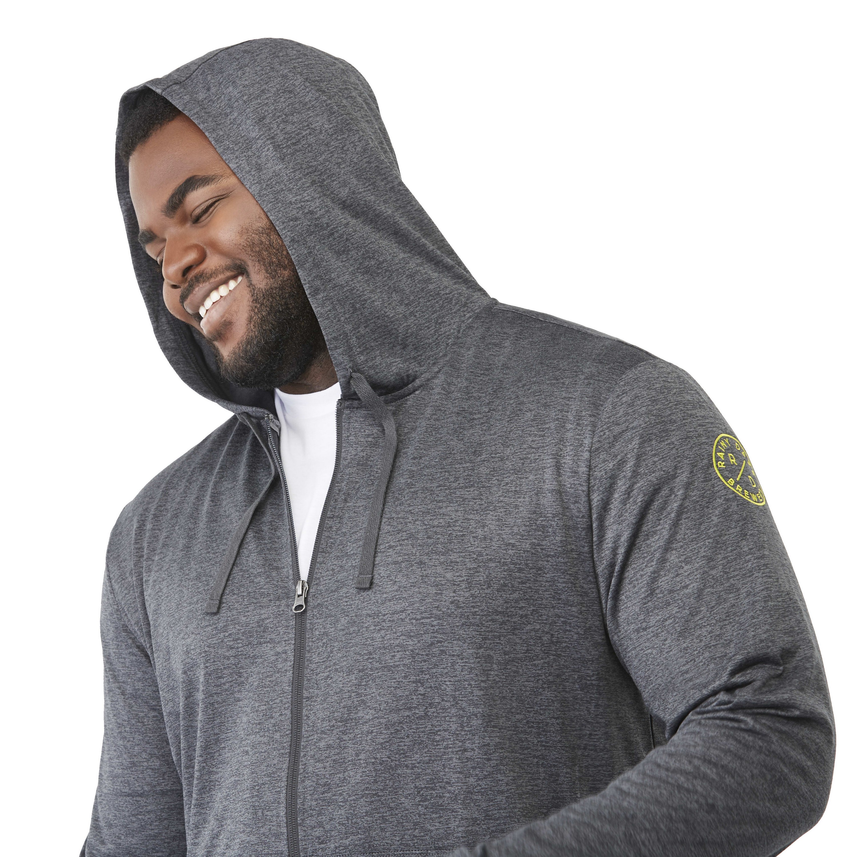 Men's LAVAR Eco Knit Full Zip Lightweight Performance Hoody 1
