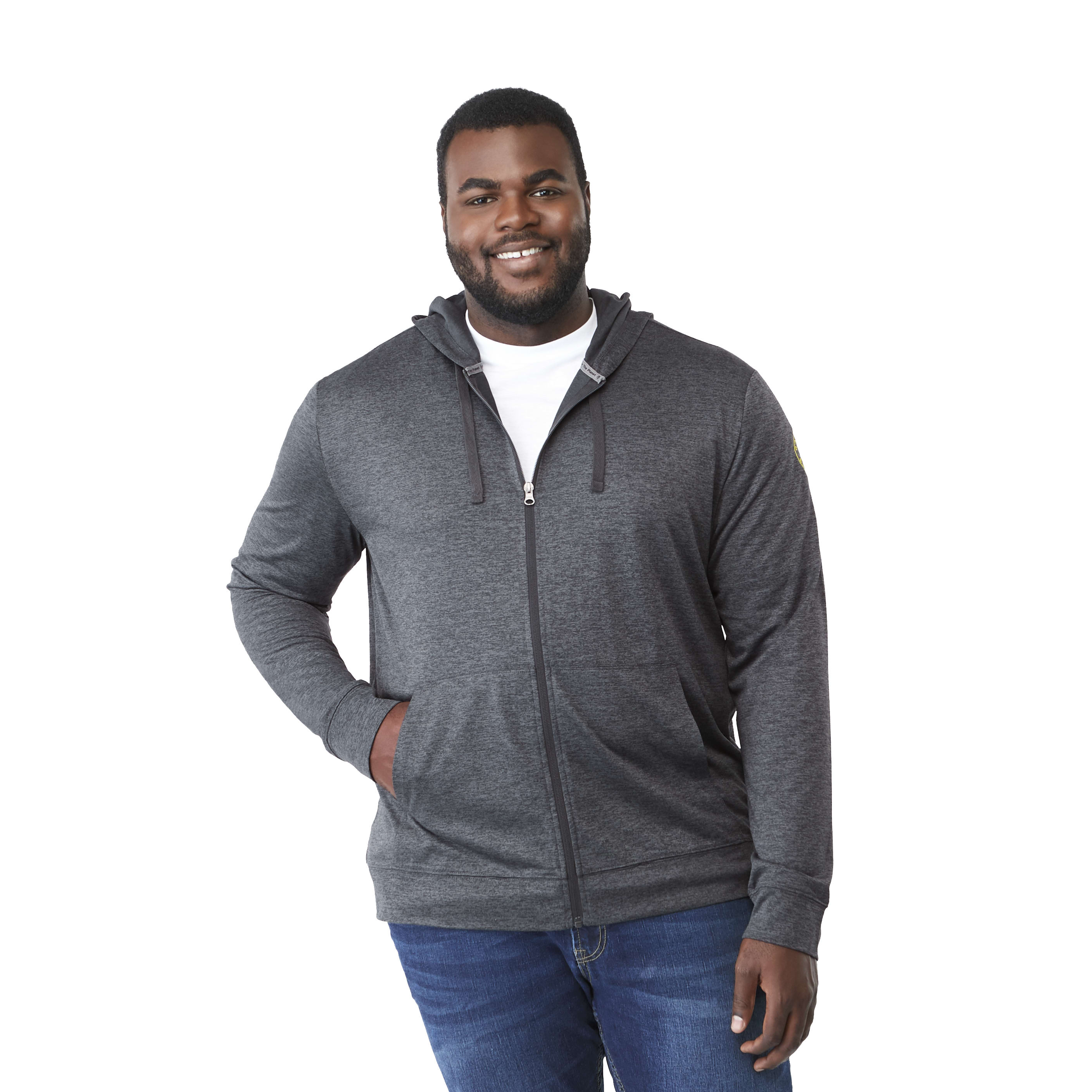Men's LAVAR Eco Knit Full Zip Lightweight Performance Hoody 1