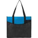 Brooke Recycled Non-Woven Convention Tote - SM-7473PBLFront Brooke Recycled Non-Woven Convention Tote - SM-7473PBLFront