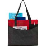 Brooke Recycled Non-Woven Convention Tote - SM-7473RDFront Brooke Recycled Non-Woven Convention Tote - SM-7473RDFront