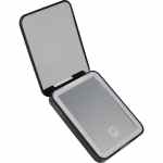 Rechargeable 100% RABS LED Compact Mirror - SM-1409BKAngle-Left Rechargeable 100% RABS LED Compact Mirror - SM-1409BKAngle-Left