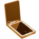 Rechargeable 100% RABS LED Compact Mirror - SM-1409WHAngle-Left Rechargeable 100% RABS LED Compact Mirror - SM-1409WHAngle-Left