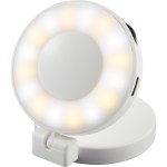 SnapLight Magnetic Selfie Light - SM-2969WHAngle-Left SnapLight Magnetic Selfie Light - SM-2969WHAngle-Left