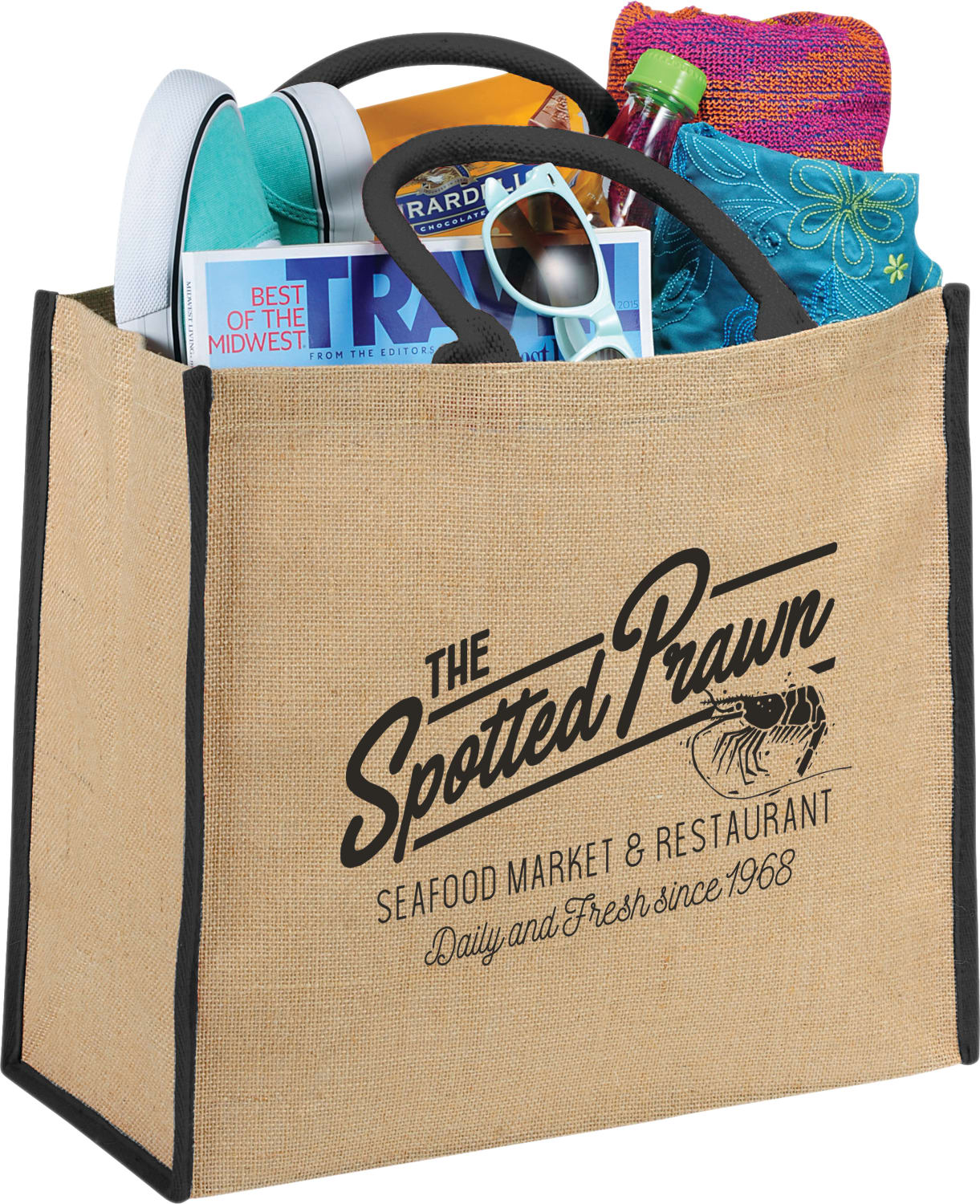 Large Jute Tote 1