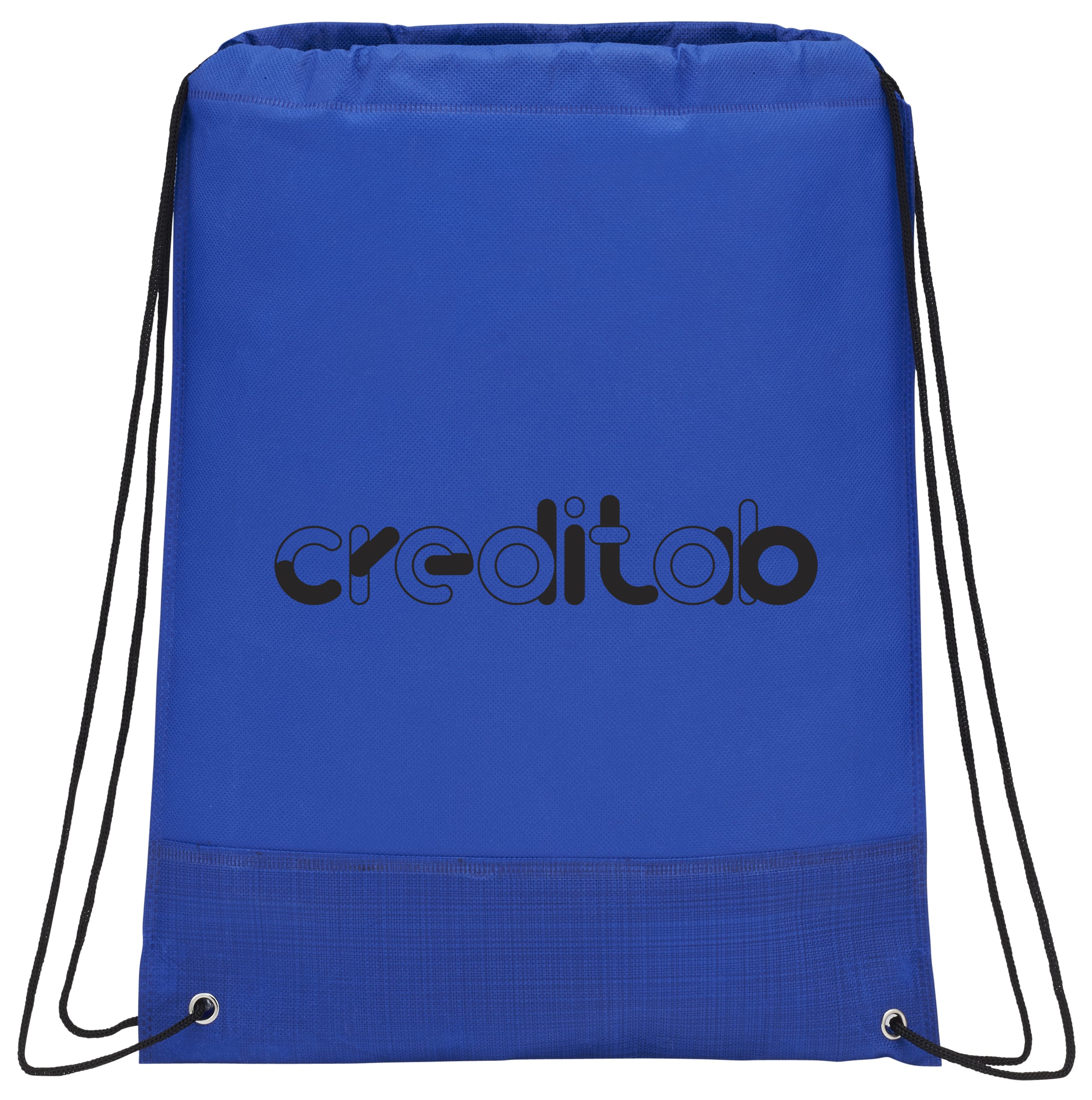 Crossweave Heat Sealed Drawstring Bag 1