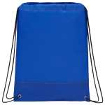 Crossweave Heat Sealed Drawstring Bag - SM-5892RYLFront Crossweave Heat Sealed Drawstring Bag - SM-5892RYLFront
