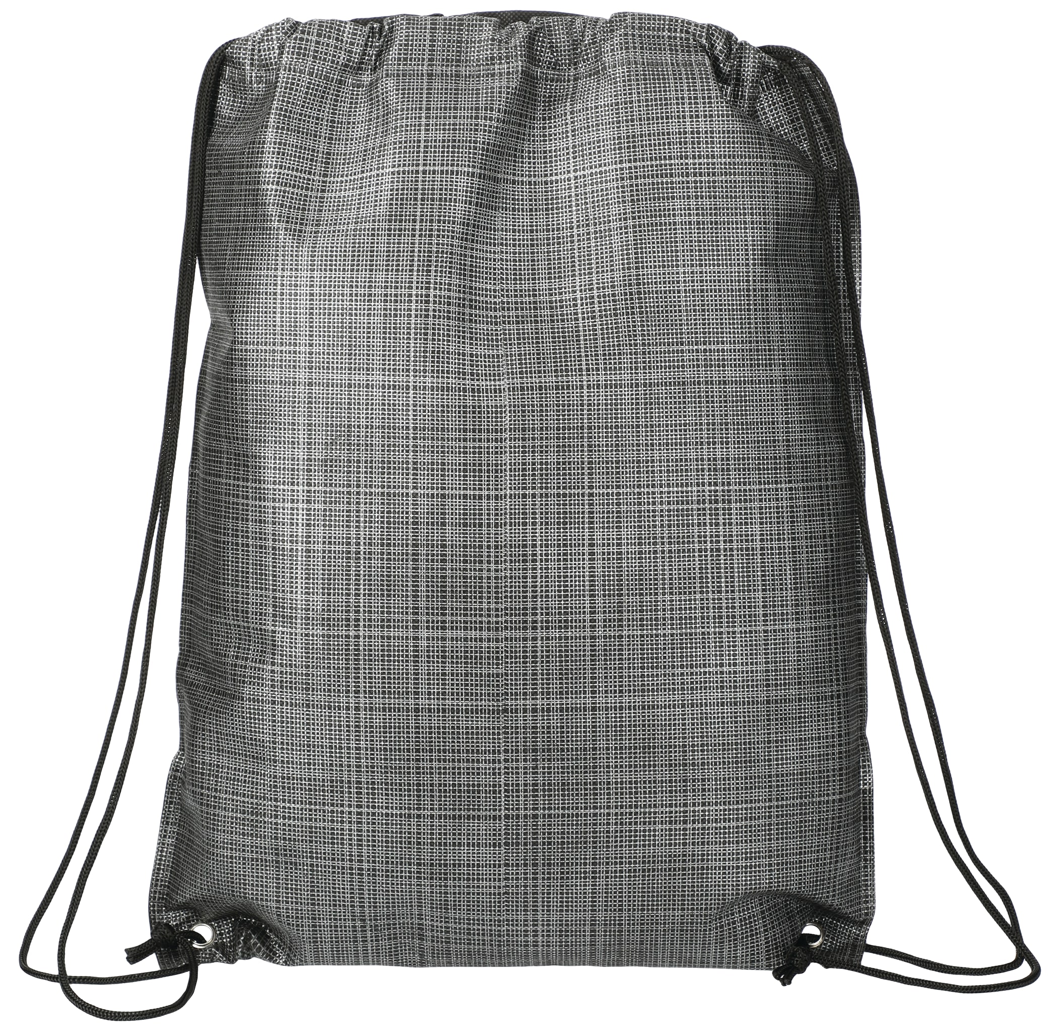 Crossweave Heat Sealed Drawstring Bag 1
