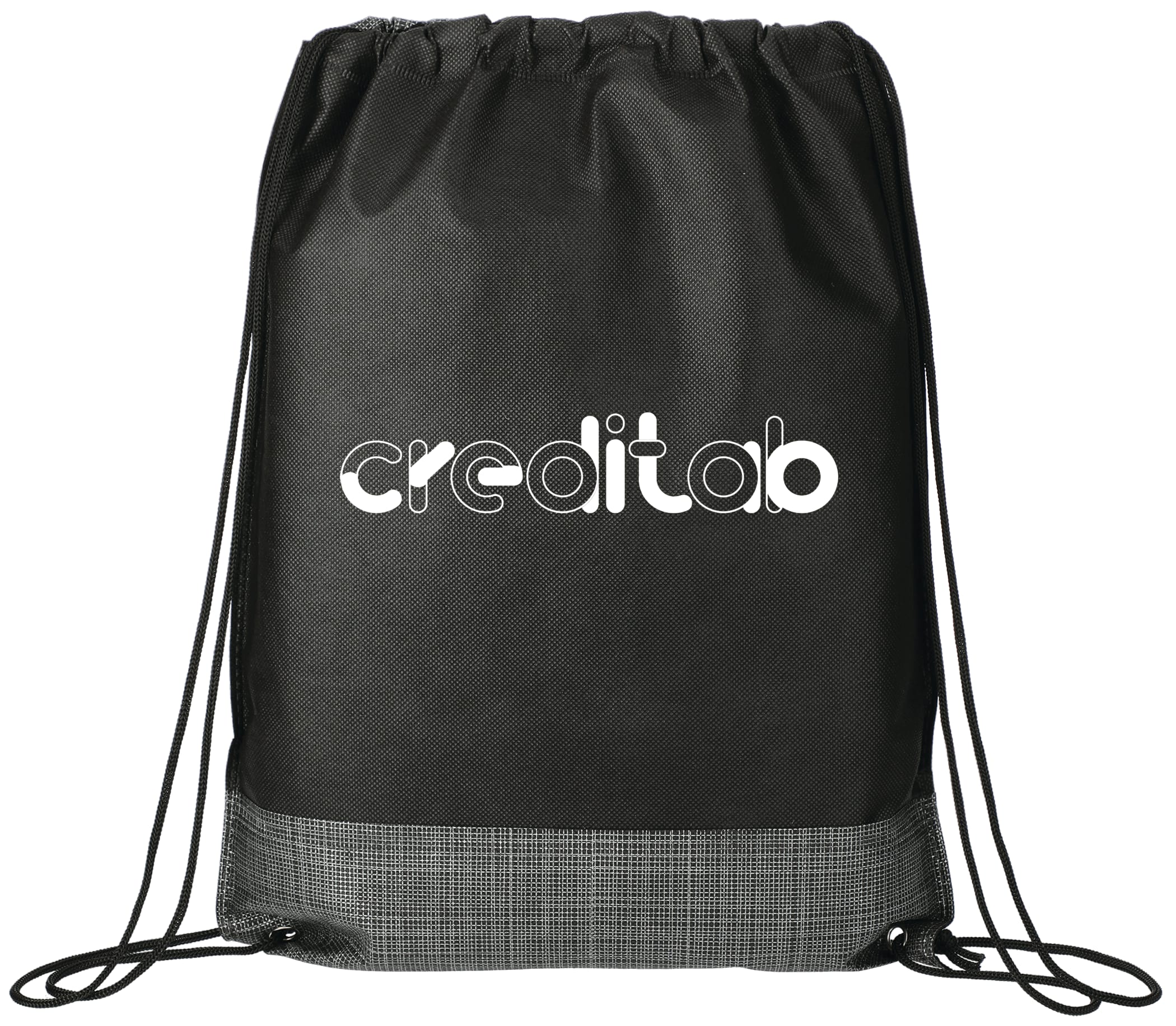 Crossweave Heat Sealed Drawstring Bag 1