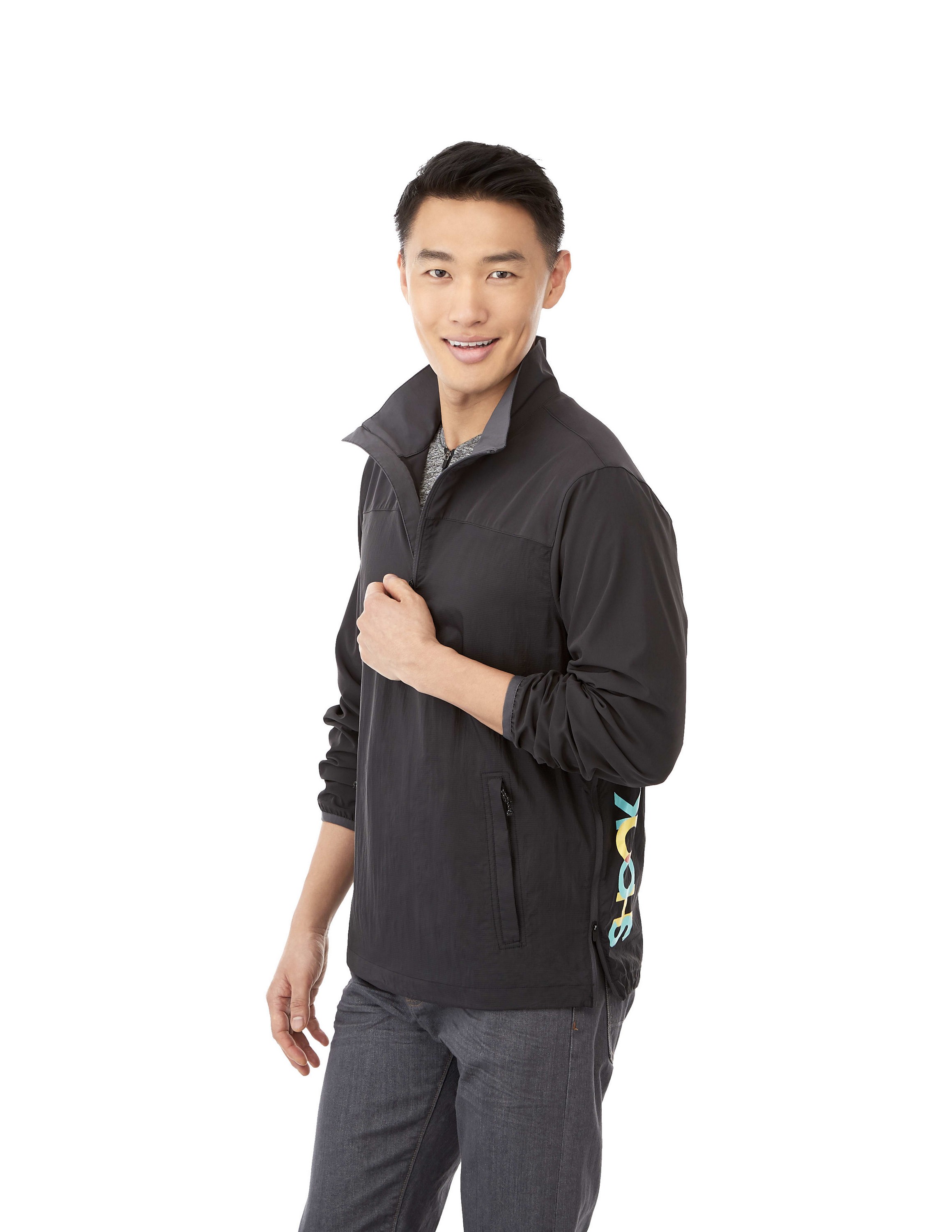 Men's ODARAY 1/2 Zip Lightweight Pullover Jacket 1