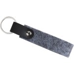 THE GOODS™ Recycled Felt Keychain - SM-9739GYAngle-Left THE GOODS™ Recycled Felt Keychain - SM-9739GYAngle-Left