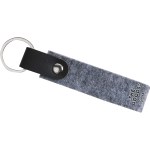 THE GOODS™ Recycled Felt Keychain - SM-9739GYAngle-Left THE GOODS™ Recycled Felt Keychain - SM-9739GYAngle-Left