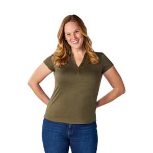 Women%27s AMOS Eco Short Sleeve Performance Polo 1 Women%27s AMOS Eco Short Sleeve Performance Polo 1