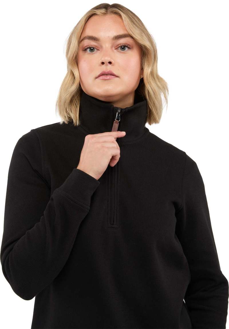 Women%27s HUDSON Eco Knit Half Zip Ribbed Sweater 2 Women%27s HUDSON Eco Knit Half Zip Ribbed Sweater 2