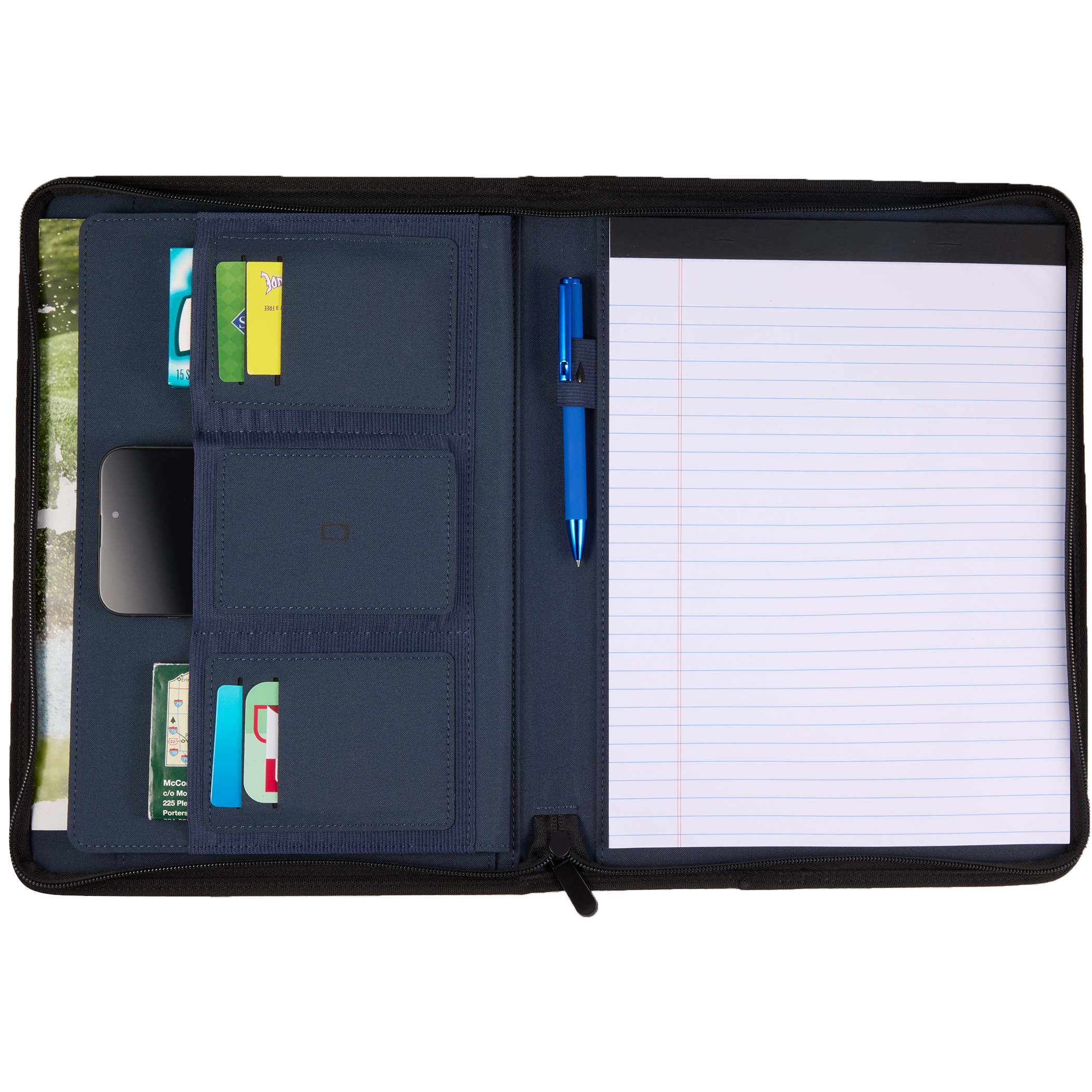 Puffer Zippered Padfolio with FSC® Recycled Paper 1
