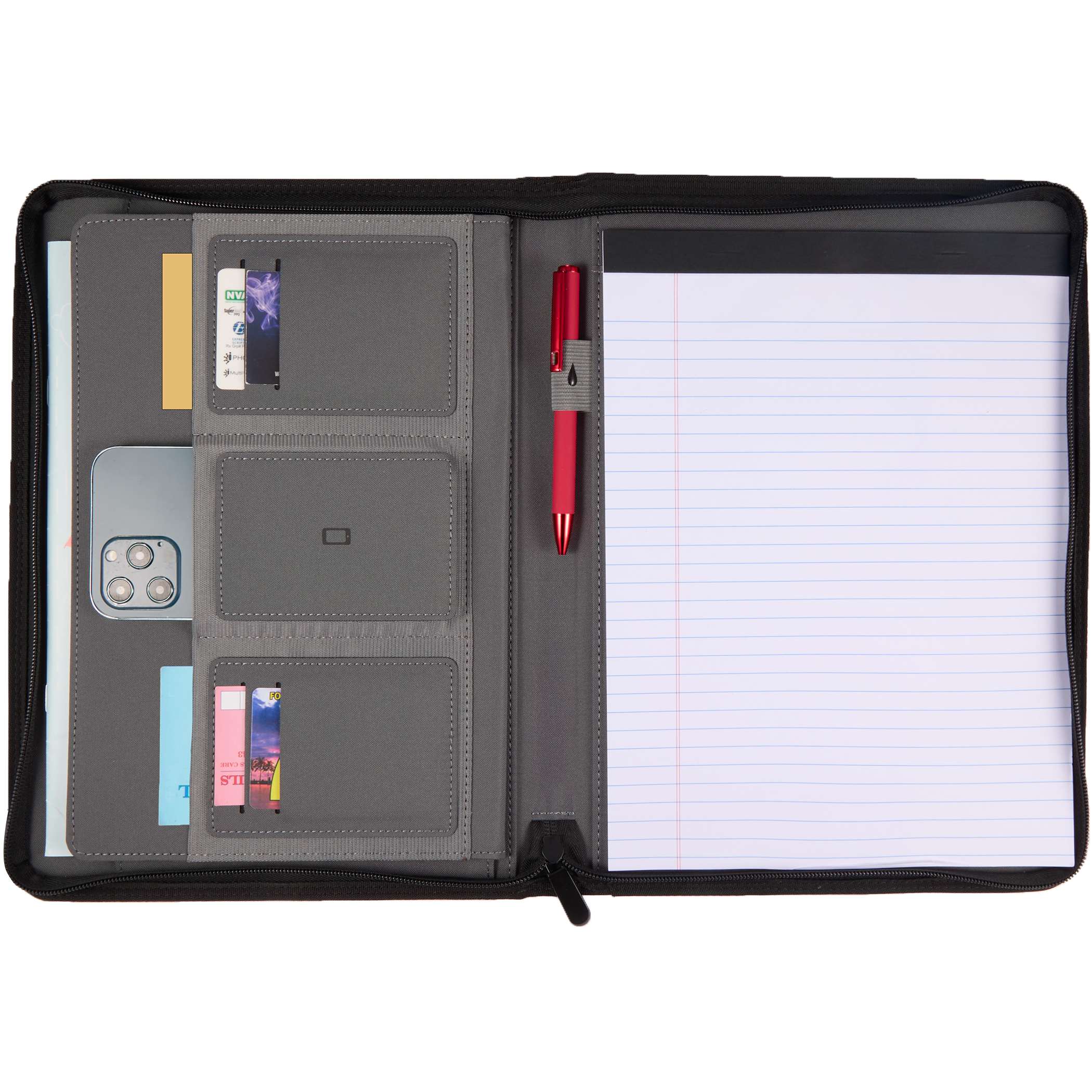 Puffer Zippered Padfolio with FSC® Recycled Paper 1