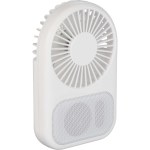 Audio Breeze Desktop Fan with Bluetooth Speaker - 7195-76WHAngle-Left Audio Breeze Desktop Fan with Bluetooth Speaker - 7195-76WHAngle-Left