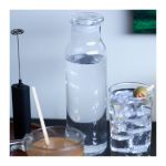 Libbey 24 oz Glass Water Bottle with Press-On Lid 3 Libbey 24 oz Glass Water Bottle with Press-On Lid 3