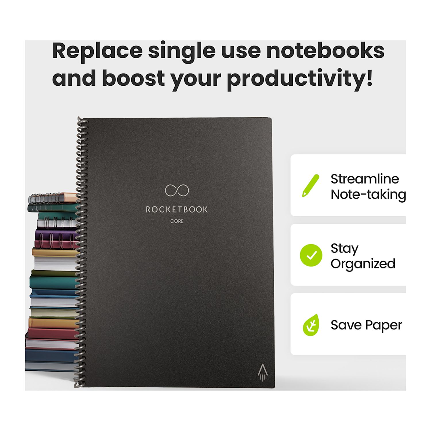 Rocketbook Core Executive Notebook Set 1