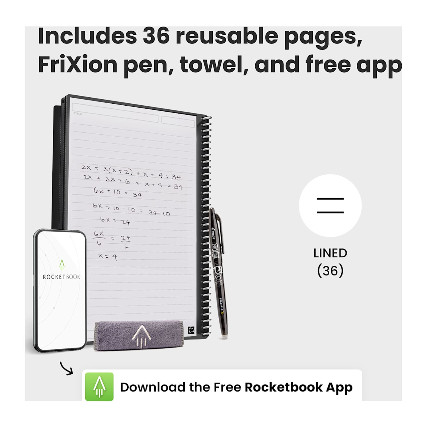 Rocketbook Core Executive Notebook Set 1
