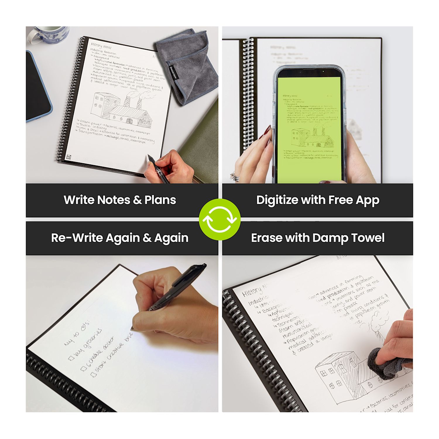 Rocketbook Core Executive Notebook Set 1