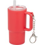 Shot Glass Tumbler w/ Keychain 4oz - SM-6571RDAngle-Left Shot Glass Tumbler w/ Keychain 4oz - SM-6571RDAngle-Left